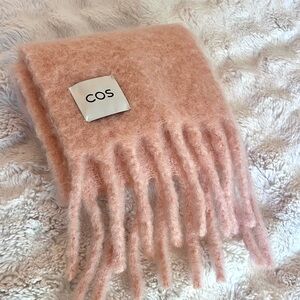 COS Blush Pink Wool Scarf
